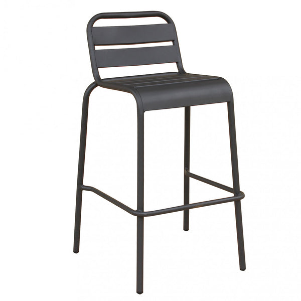 Tabouret haut Vega 50x51x95 h cm en acier gris acquista