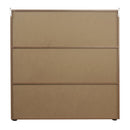 Libreria Mobiletto 9 Scomparti 5 Ante 88.8x29x90.5 cm in Legno MDF Effetto Naturale-4