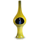 Camino a Bioetanolo da Pavimento in Ceramica 35x95 cm Ferazzoli Flute Giallo Millerighe-1