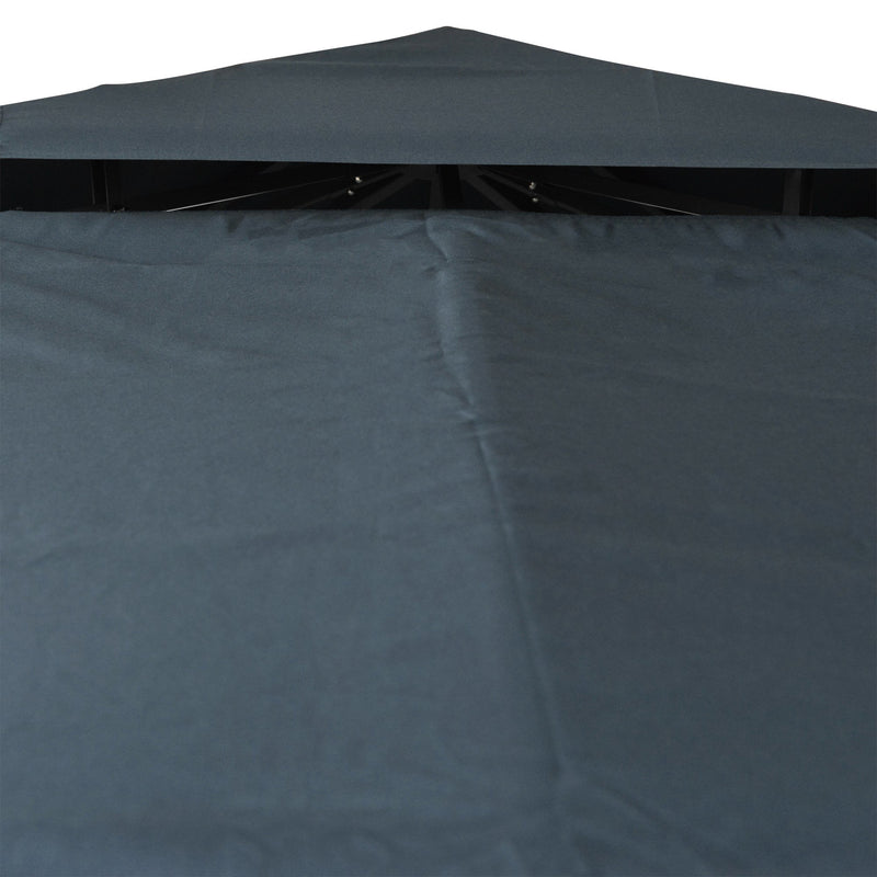 Tetto di Ricambio per Gazebo 3x3m a 2 Livelli e Resistente ai Raggi UV   Grigio Antracite-9