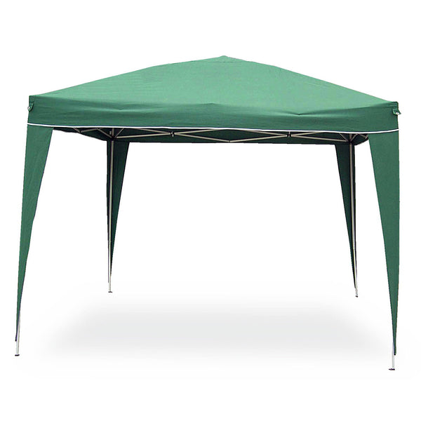 prezzo Gazebo Pop Up Pliable 3x3 M Structure Refermable en Acier Tissu Vert