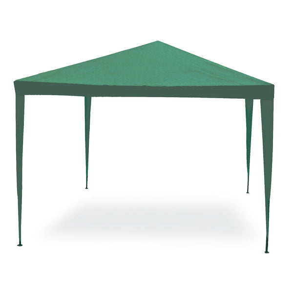 sconto Structure Gazebo En Acier Tissu Vert