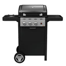 Barbecue a Gas GPL Pietra Lavica 2 Fuochi 8,1kW con Fornello Laterale Sochef Piùgusto -2