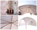 Gazebo da Giardino 4x4m in Alluminio Morel Igloo Bianco-2