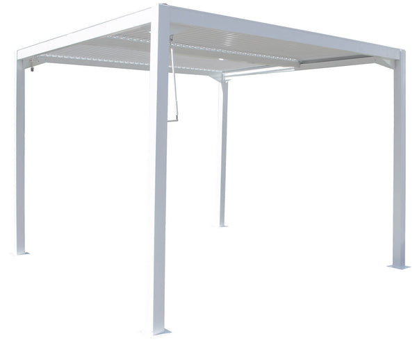 Pergola de Jardin 3x3m en Aluminium Blanc online