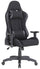 Chaise Gaming Ergonomique 72x57x134 cm en Tissu Noir