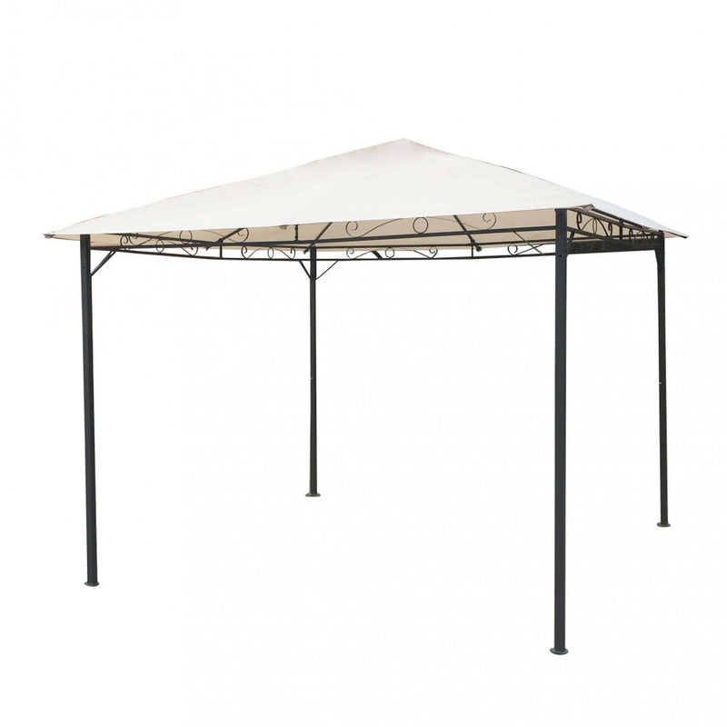 Gazebo Liberty 3x3 m in Acciaio Antracite-1