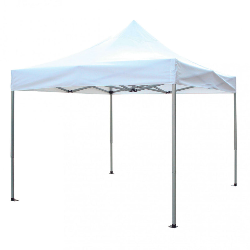 Gazebo Pieghevole Professional 3x4,5 m in Alluminio Bianco-1