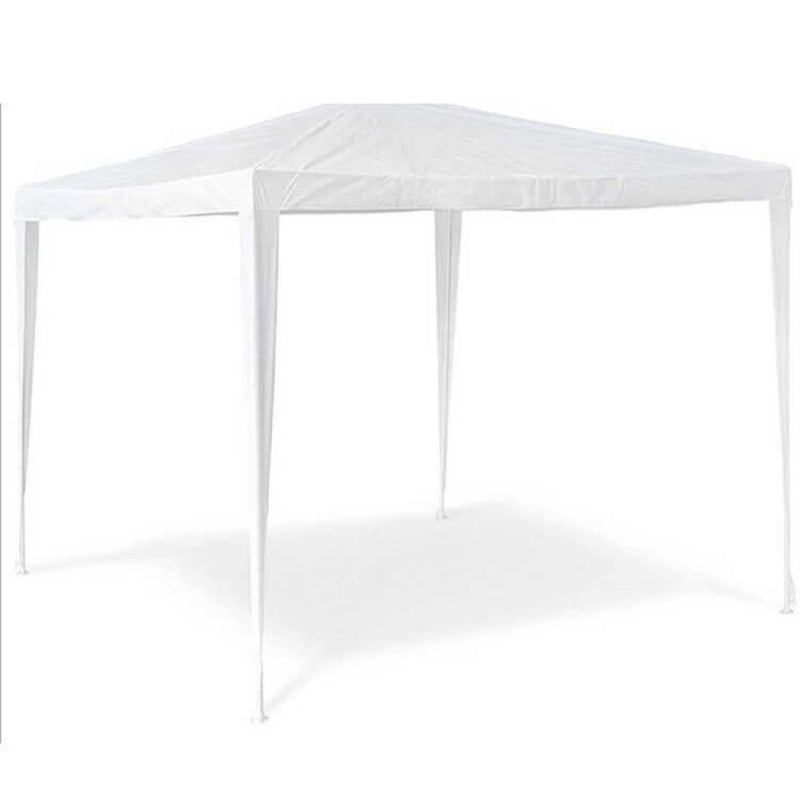 Gazebo Eco 2x3 m in Acciaio Bianco-2