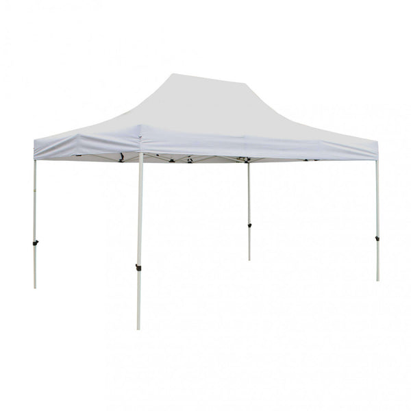 sconto Tonnelle de vacances 3x4,5 m en acier blanc