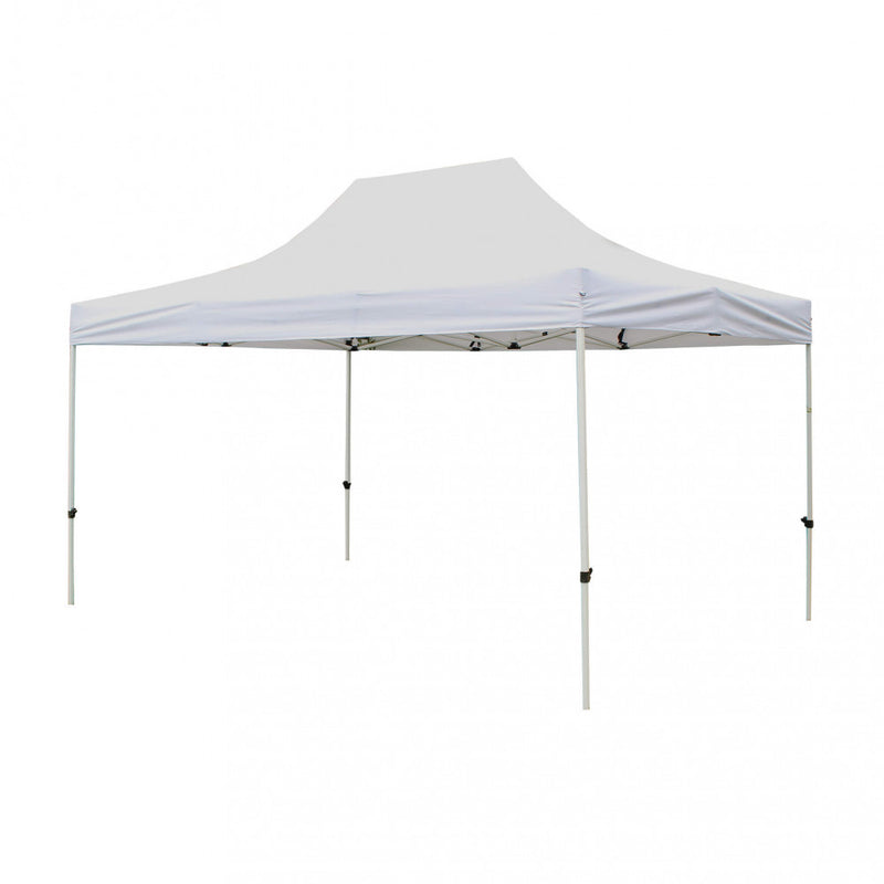 Gazebo Holiday 3x4,5 m in Acciaio Bianco-2