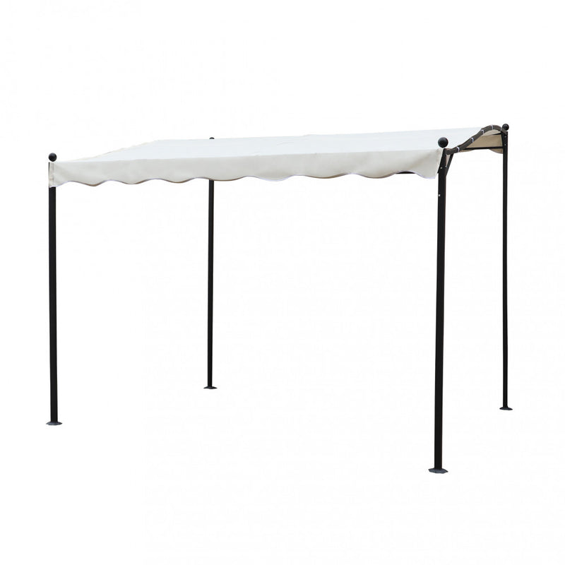 Gazebo Pergola 3x2,5 m in Acciaio Antracite-2