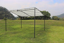 Gazebo Pergola Autoportante 3x4 m in Acciaio Antracite-2