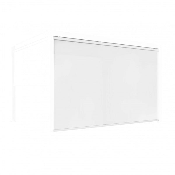 Façade pour Pergola Bioclimatique 370x218 cm en Textilène Blanc sconto