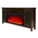 Camino Elettrico da Pavimento 75x150x30 cm Effetto Fiamma 1500W Mozart & Tasmania-10