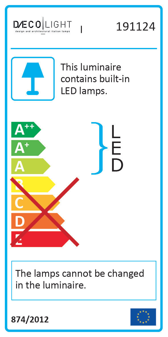 Applique Led 12W 1370lm 4500K Bianco E-Energy Giglio-2