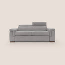 Divano Letto 3 Posti 240x100x95 cm Giunone in Tessuto Grigio Chiaro-5