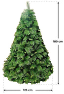 Albero di Natale Artificiale da Parete Alfalux Verde Varie Misure-3