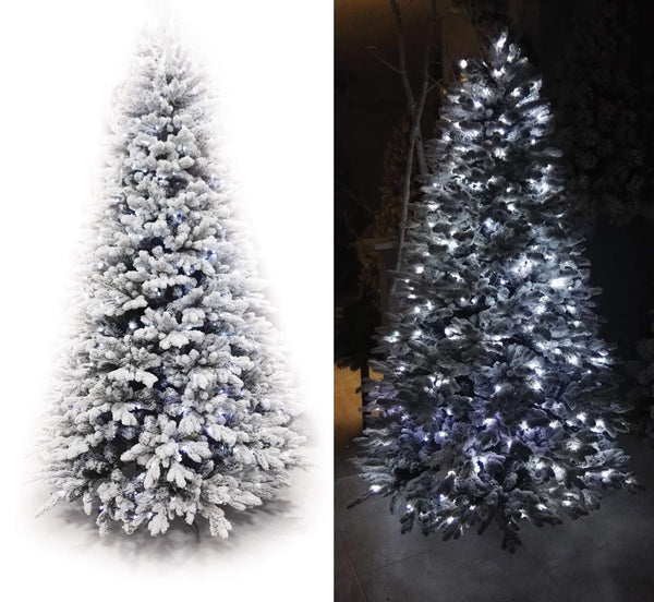 Sapin de Noël Lumineux Led Blanc Froid Abetone online