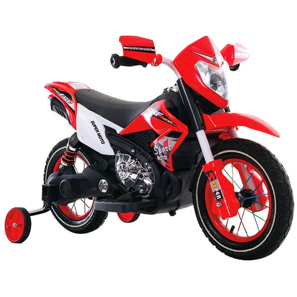 online Moto Moto Electrique Enfant 6V Kidfun Motocross Rouge