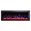 Camino Elettrico da Pavimento 45,5x127x18 cm Effetto Fiamma 1500W Racy 50-3