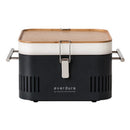 Barbecue Portatile a Carbone Carbonella 42,5x34,7x 23 cm in Metallo Cube Grafite-1