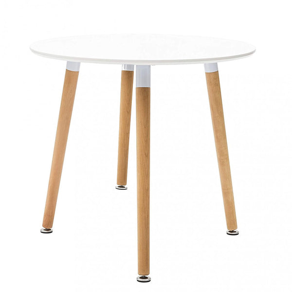 acquista Table Lione Ø80x75 h cm en Bois Blanc