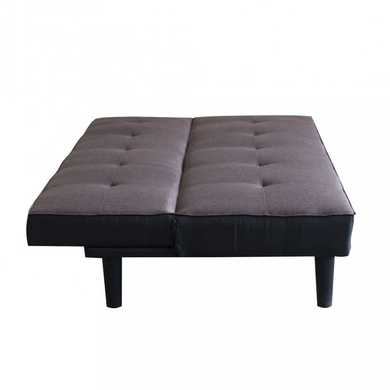 Divano Letto Alvin 180x86x78 cm in Tessuto Antracite-5