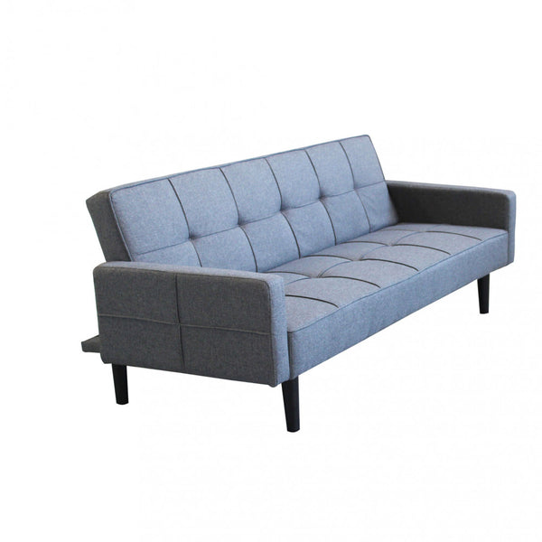 online Canapé-lit Anson 194x83x74 cm en tissu gris foncé