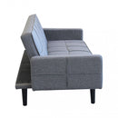 Divano Letto Anson 194x83x74 cm in Tessuto Grigio scuro-5