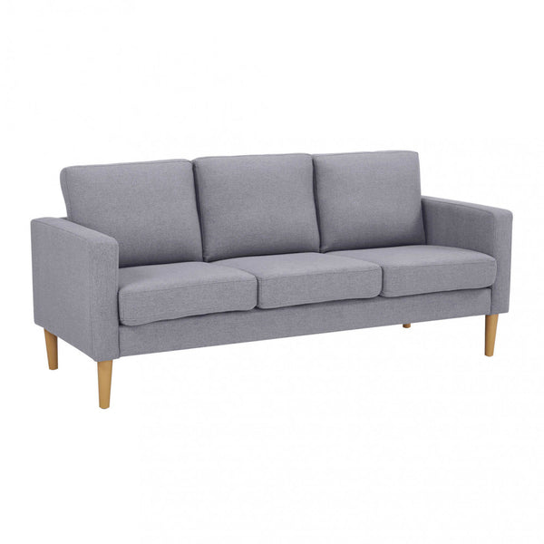 Canapé 3 places Ramsey 180x73x82 h cm en tissu gris clair acquista