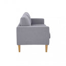 Divano 3 Posti Ramsey 180x73x82 h cm in Tessuto Grigio chiaro-3