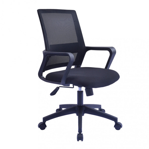 Chaise de bureau Missie 60x58x92/102 cm en noir sconto