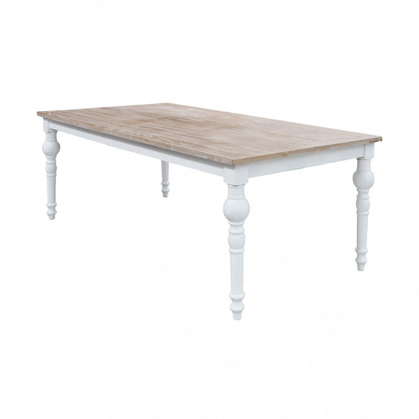 Table Cross 200x100x76 cm en Bois Blanc prezzo