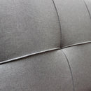 Divano Letto Cedric 208x87/145x88 cm  in Tessuto Grigio-8