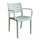 Fauteuil Eveline 58,5x55,2x84 cm en polypropylène vert