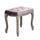 Tabouret Marly 50x36x47 h cm en Velours Rose