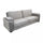 Canapé-lit Darell 228x85x89 cm en tissu gris tourterelle