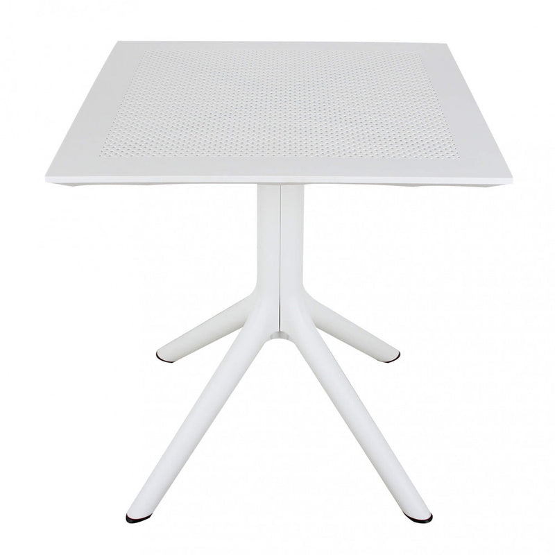 Tavolo Jarvis 70x70x75 h cm in Polipropilene Bianco-3