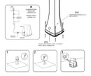 Mini Doccia da Giardino Lavapiedi Miscelatore e Doccetta Mobile Arkema Happy Go Dove grey-6