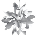 Lampadario sospeso Bianco Silver Alluminio Sospoensione Moderna G9 Ambiente I-BLOOM-S6-4