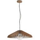 Sospensione Rustica in Legno Naturale Lampadario Moderno E27 Ambiente I-CALDER-S30-1