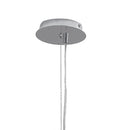 Lampadario Anelli Concentrici Metallo Cromato Sospensione Moderna E27 Ambiente I-CLUB-S50 CR-3