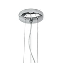 Sospensione Elegante Vetro Decorato Cristalli K9 Lampadario Moderno G9 Ambiente I-DANZA/S42-2