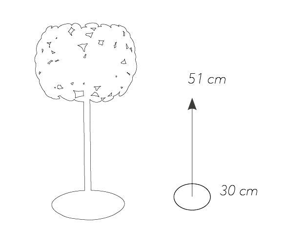 Lume decoro simil Sasso Metallo Bianca Lampada Moderna Interno E27 Ambiente I-DIONISO-LG-4