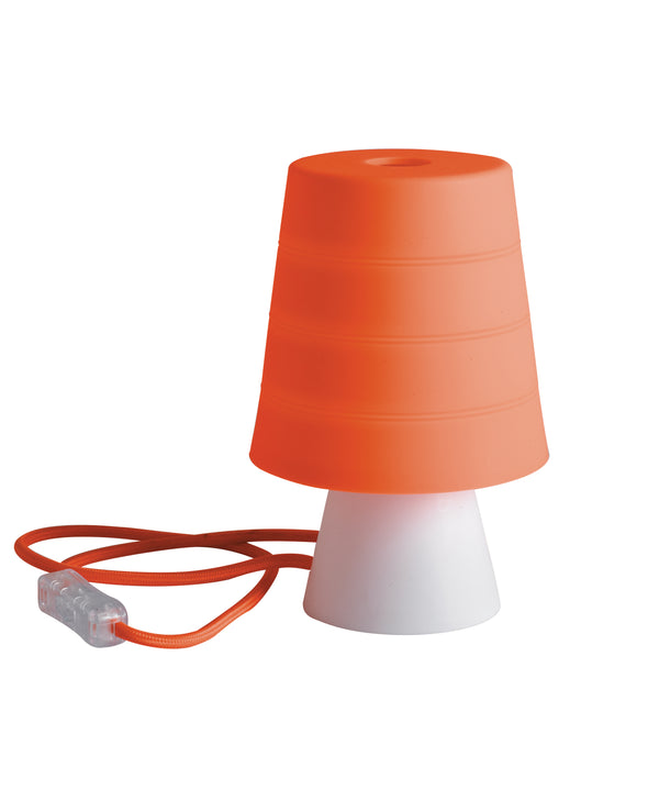 Abat-jour Orange Silicone Lampe Moderne E14 Environnement I-DRUM / L ARA prezzo