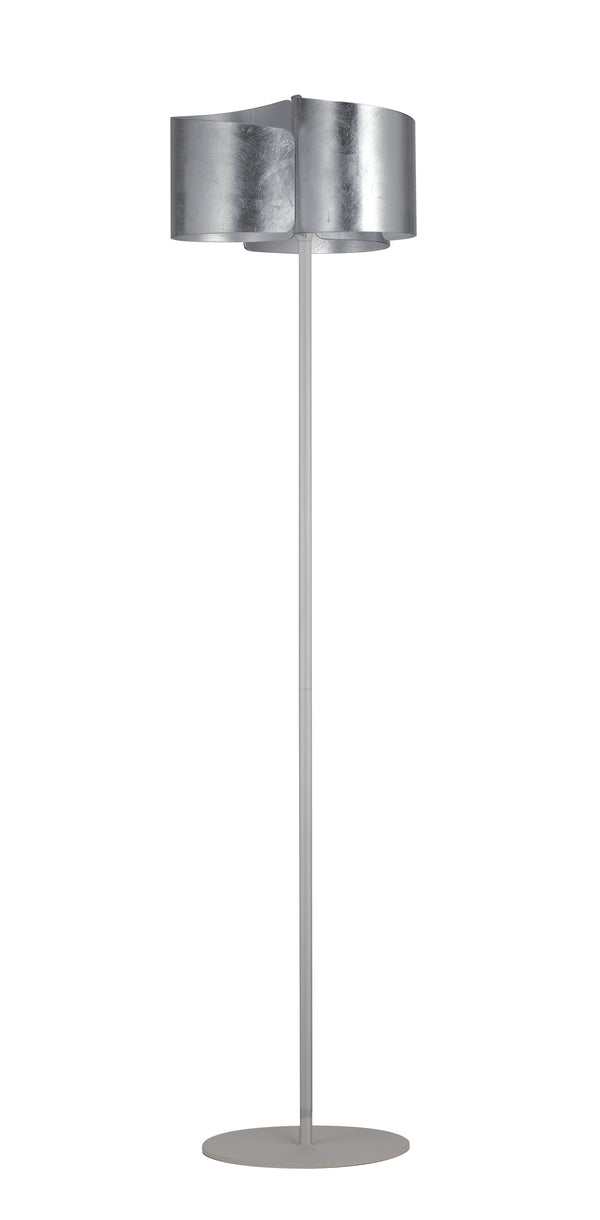 Lampadaire lampadaire Moderne Aluminium Verre Argent Intérieur E27 prezzo