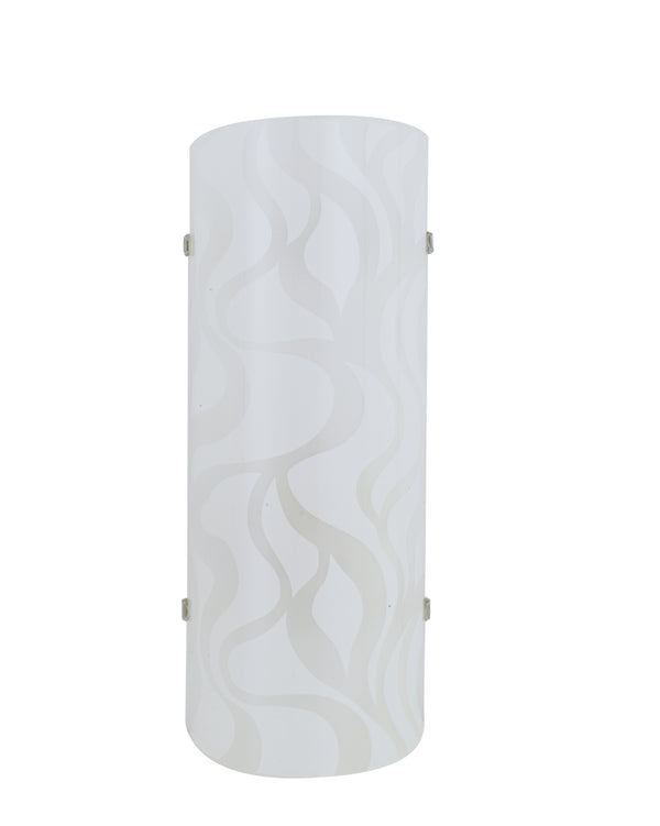 Applique Murale Design Moderne Vagues Blanc Verre Applique Led 8 watts Lumière Ambiante Naturelle I-JASMINE/AP26 prezzo