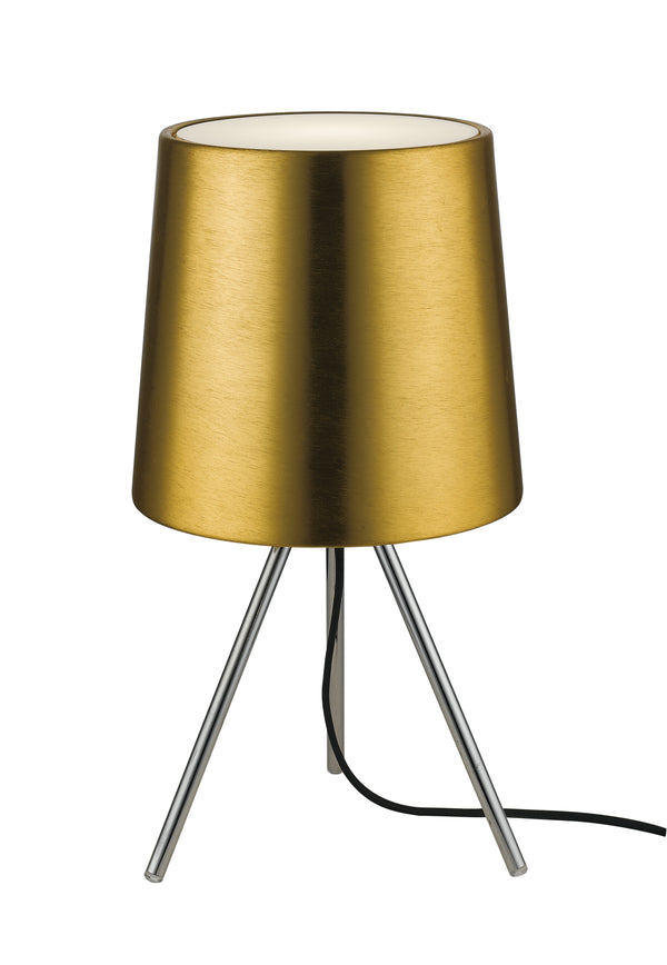 Lume Acrylique Diffuseur Aluminium Or Lampe de Table Moderne E14 online