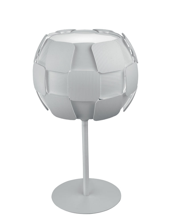 acquista Lampe de table moderne à la décoration moderne en polycarbonate blanc E27